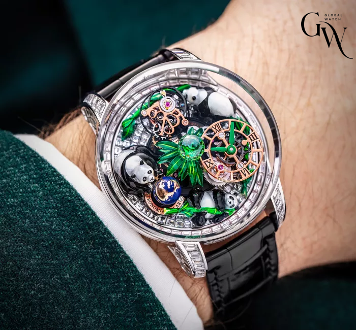 Global Watch Art Panda – White Gold Edition